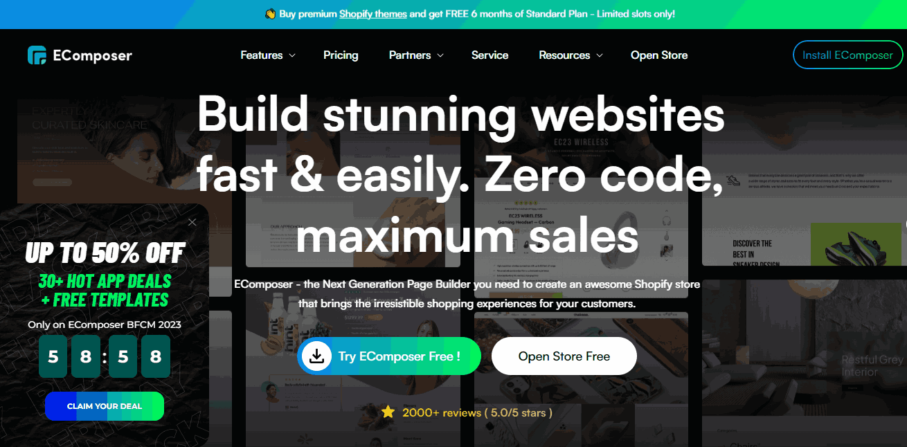 page builder app shopify